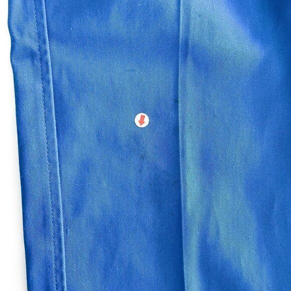 Levi's 513 Jeans Sta-Prest Royal Blue Pants Men's Tag 32 x 32 Sharp Front Crease - Picture 6 of 12